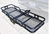 Hitch-Mount Cargo Carrier Rack fits 2 in. Receiver Hitches, 500 lb. Capacity [Black Powder-Coated] - image 1
