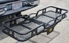Hitch-Mount Cargo Carrier Rack fits 2 in. Receiver Hitches, 500 lb. Capacity [Black Powder-Coated] - image 2