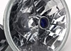 Tri-Bar 5-3/4" Round Headlights Blue Dot - image 2