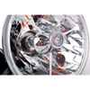 Tri-Bar Round Headlights Clear Dot with Amber Signal - image 2
