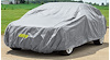 3-Layer Polypropylene Car Cover, Standard Duty [Light Gray, Large]