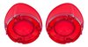 Tail Light Lenses for 1972 Chevy Chevelle [With Trim] - image 2