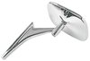 Manual Side View Mirror Fits Select 1968-1972 GM Cars, w/Divot-Style Pivot End and Rib on the base [Left/Driver Side] - image 3