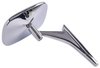 Manual Side View Mirror Fits Select 1968-1972 GM Cars, w/Divot-Style Pivot End and Rib on the Base [Right/Passenger Side] - image 3