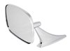 Manual Side View Mirror Fits Select 1968-1972 GM Cars, w/Rounded-Style Pivot End and Rib on the Base [Left/Driver Side] - image 2