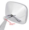 GM Side View Mirror Kit Fits Select 1968-1972 GM Cars [Rounded-Style Pivot End] - image 2