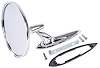 Side View Mirror with Bowtie Logo for Select 1963-1965 Chevy Cars [Left/Driver Side or Right/Passenger Side] - image 1