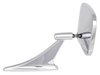 Manual Side View Mirror Fits Select 1968-1972 GM Cars, w/Rounded-Style Pivot End and Rib on the Base [Right/Passenger Side] - image 3