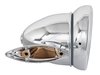GT Racing Bullet-Style Side View Mirror [4 in. Chrome] - image 4