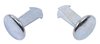 Bench Seat Hinge Covers for Select 1966-1972 GM Models [Black, Pair] - image 3