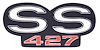 SS 427 Grille/Rear Panel Emblem for 1966-1967 Chevrolet Chevelle SS 427