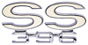 SS 396 Rear Panel Emblem for 1966 Chevrolet Chevelle SS 396 - image 1