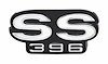 SS 396 Rear Panel Emblem for 1968 Chevrolet Chevelle SS 396 - image 1