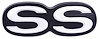 SS Rear Bumper Emblem for 1971-1972 Chevrolet Chevelle SS - image 1