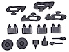 Rubber Stopper Kit for 1968-1972 Chevrolet El Camino - image 1