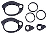 Exterior Door Handle/Lock Cylinder Gasket Set Fits Select 1964-1972 Chevrolet, Buick, Oldsmobile, Pontiac Models - image 1
