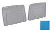 Bucket Seat Backs Fits Select 1966 GM Models [Bright Blue, Pair] - image 1