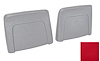 Bucket Seat Backs Fits Select 1967 GM Models [Red, Pair] - image 1