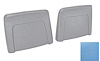 Bucket Seat Backs Fits Select 1967 GM Models [Light Blue, Pair]