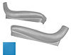 Bucket Seat Side Aprons Fits Select 1966-1967 GM Models [Bright Blue, Pair] - image 1