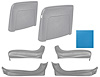 Seat Backs & Sides Kit Fits Select 1967 GM Models [Bright Blue] - image 1