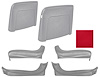 Seat Backs & Sides Kit Fits Select 1968 GM Models [Red] - image 1