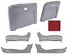 Seat Backs & Sides Kit Fits Select 1969-1972 GM Models [Red] - image 1