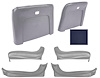 Seat Backs & Sides Kit Fits Select 1969-1972 GM Models [Dark Blue] - image 1