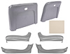 Seat Backs & Sides Kit Fits Select 1969-1972 GM Models [White] - image 1