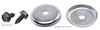 Inner Fender Hardware Kit for 1961-1964 Chevrolet Bel Air, Biscayne, Impala - Black Stainless Steel - image 2