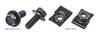 Inner Fender Hardware Kit for 1961-1964 Chevrolet Bel Air, Biscayne, Impala - Black Stainless Steel - image 3