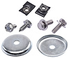 Inner Fender Hardware Kit for 1965-1970 Chevrolet Bel Air, Biscayne, Caprice, Impala - Polished Stainless Steel - image 1