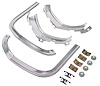 Headlight Eyebrow Moldings for 1965 Chevrolet Chevelle, El Camino - image 1