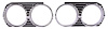 Headlight Bezels for 1965 Chevrolet Chevelle, El Camino - image 1