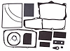 Heater/Air Conditioning Box Seal Kit Fits Select 1964-1967 Chevrolet, Buick, Oldsmobile, Pontiac Models [With A/C] - image 1