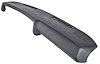 Dash Pad for 1970-1972 Chevrolet Chevelle, El Camino, Monte Carlo/1971-1972 GMC Sprint w/ Stereo Speakers [Black, Vinyl-Wrapped] - image 1