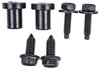 Radiator Well Nut Set Fits Select 1967-1981 GM Models [Left-Hand Side, 6-Piece Set] - image 3