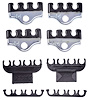 Spark Plug Wire Retainer Set Fits Select 1967-1972 Chevrolet Small Blocks [Bracket Style, 8-Piece Set] - image 1