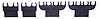 Spark Plug Wire Retainer Set Fits Select 1968-1974 Chevrolet Big Blocks [Plug-In Style, 4-Piece Set] - image 1
