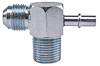 Power Brake Vacuum Fitting [3/8 in. NPT Male to 5/8 in.-18 Inverted Flare Male with 1/4 in. Vacuum Port] - image 1