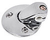 Sun Visor Bracket Fits Select 1964-1973 GM Non-Convertible Models [Chrome] - image 1