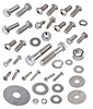Front End Fastener Kit for 1955 (2nd Series)-1959 GM Truck, Sedan Delivery, Suburban [Button-Head, Stainless Steel] - image 1