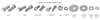 Front End Fastener Kit for 1955 (2nd Series)-1959 GM Truck, Sedan Delivery, Suburban [Button-Head, Stainless Steel] - image 3
