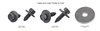 Front End Fastener Kit for 1968-1969 Pontiac GTO, LeMans, Tempest [Models Equipped with Hideaway Headlights] - image 3