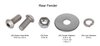 Rear Fender Fastener Kit for 1967-1972 Chevrolet, GMC Truck, Suburban [Button-Head Bolts, Natural Stainless Steel] - image 2
