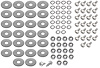 Rear Fender Fastener Kit for 1967-1972 Chevrolet, GMC Truck, Suburban [Truss Head Bolts, Natural Stainless Steel]
