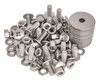 Rear Fender Fastener Kit for 1967-1972 Chevrolet, GMC Truck, Suburban [Truss Head Bolts, Natural Stainless Steel] - image 3