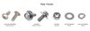 Rear Fender Fastener Kit for 1973-1987 Chevrolet, GMC C/K Series Pickups [Truss Head Bolts, Natural Stainless Steel] - image 2