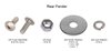 Rear Fender Fastener Kit for 1947-1966 Chevrolet, GMC C/K Series Pickups [Truss Head Bolts, Natural Stainless Steel] - image 2