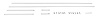 Body Side Molding Set for Select 1970-1987 GM Models [White, 6-Piece] - image 1